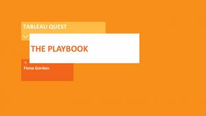 Tableau Quest: The Playbook